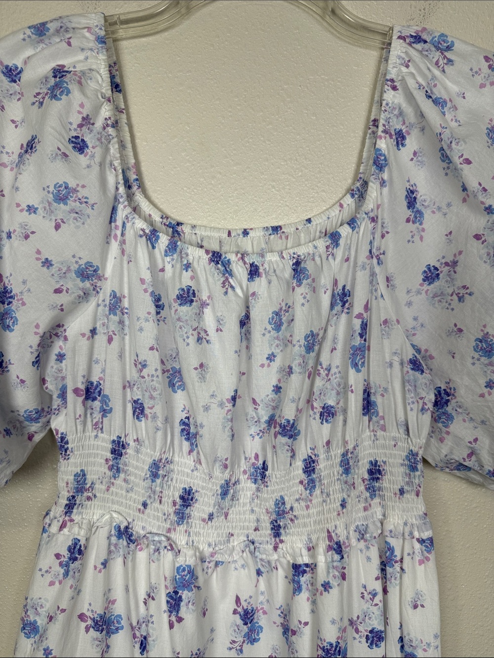 LoveShackFancy x Target Gemma Maxi Dress S Floral Puff Sleeve Smocked Garden - Picture 6 of 16